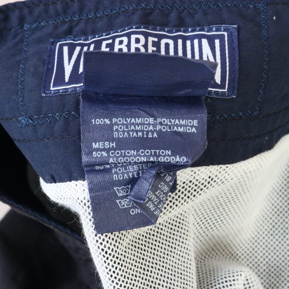 VILEBREQUIN BLACK BLUE ACCENT WOMEN’S SWIM SHORTS SMALL - Picture 7 of 9